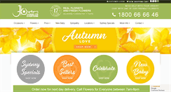 Desktop Screenshot of flowersforeveryone.com.au